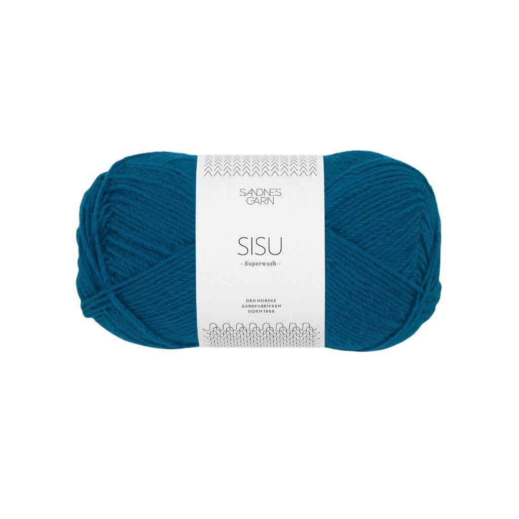 Sandnes Garn Sisu 50 g - Sockenwolle Superwash 6063 - Inkblå Lieblingsgarn