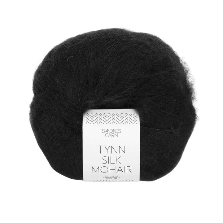 Sandnes Garn Tynn Silk Mohair 25 g 1099 - Sort Lieblingsgarn