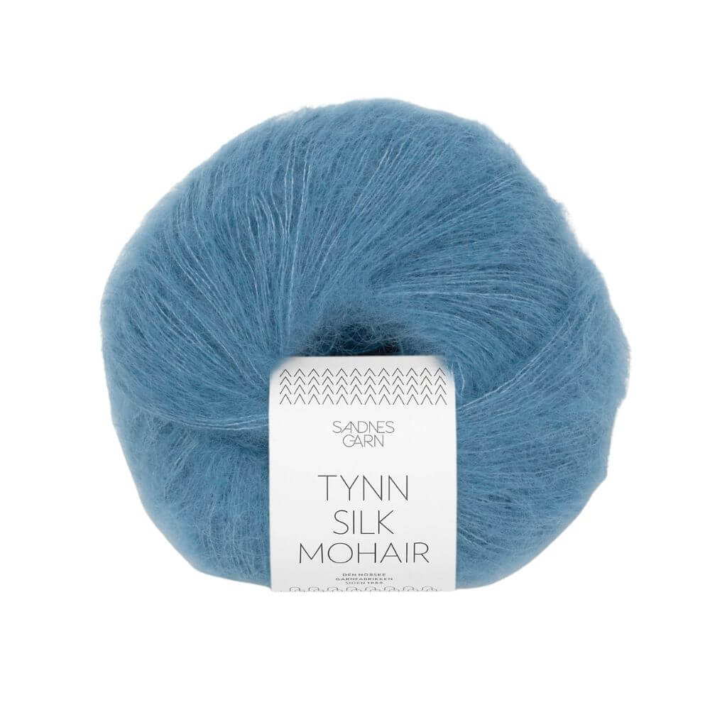 Sandnes Garn Tynn Silk Mohair 25 g 6042 - Mørk Himmelblå Lieblingsgarn