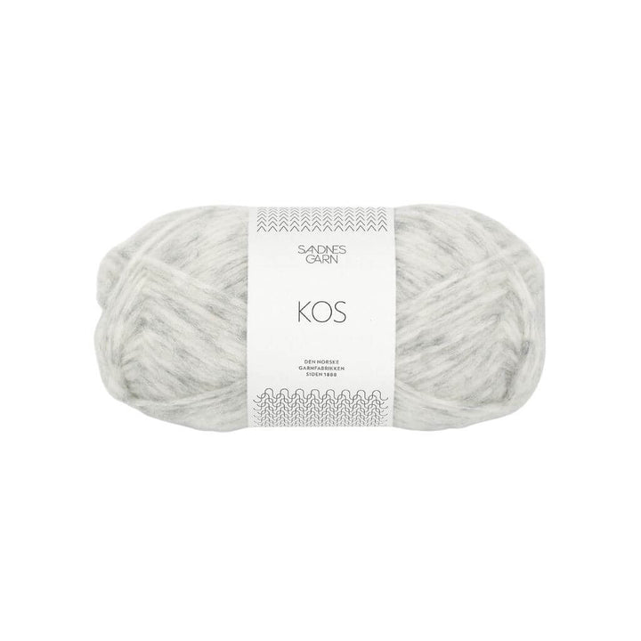 Sandnes Garn Kos - 50g 1021 - Lys Gråmelert Lieblingsgarn