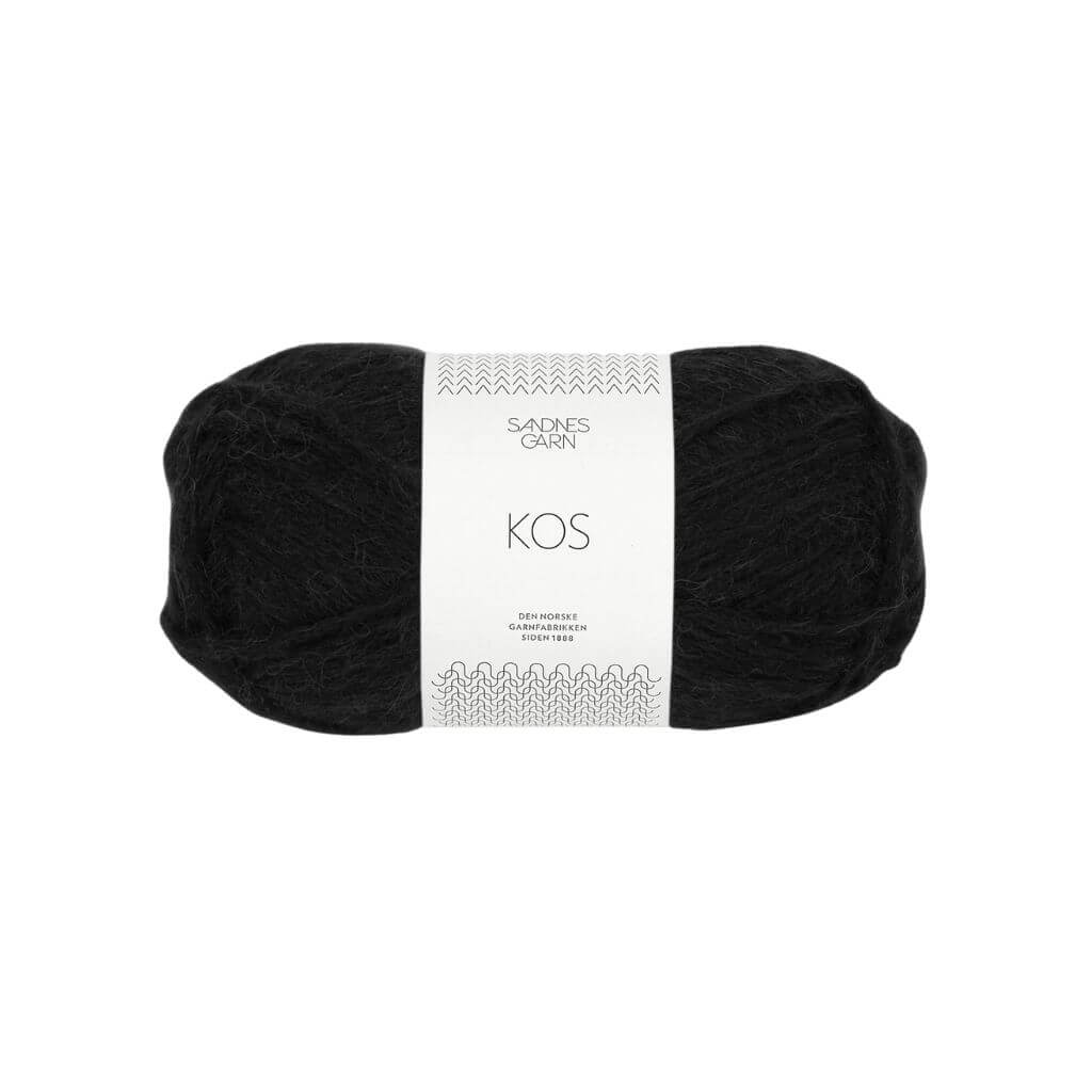 Sandnes Garn Kos - 50g 1099 - Svart Lieblingsgarn