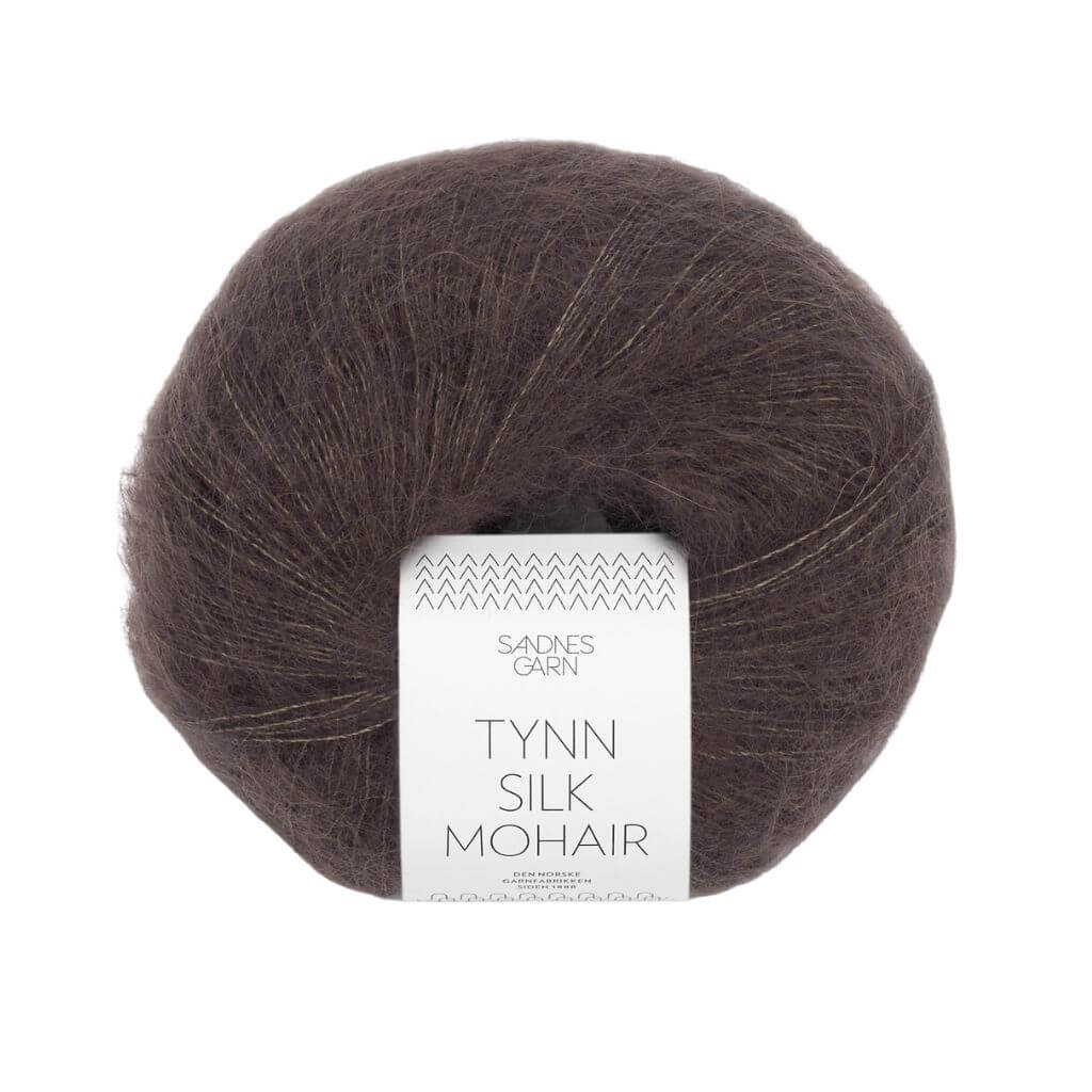 Sandnes Garn Tynn Silk Mohair 25 g 3880 - Mørk Sjokolade Lieblingsgarn