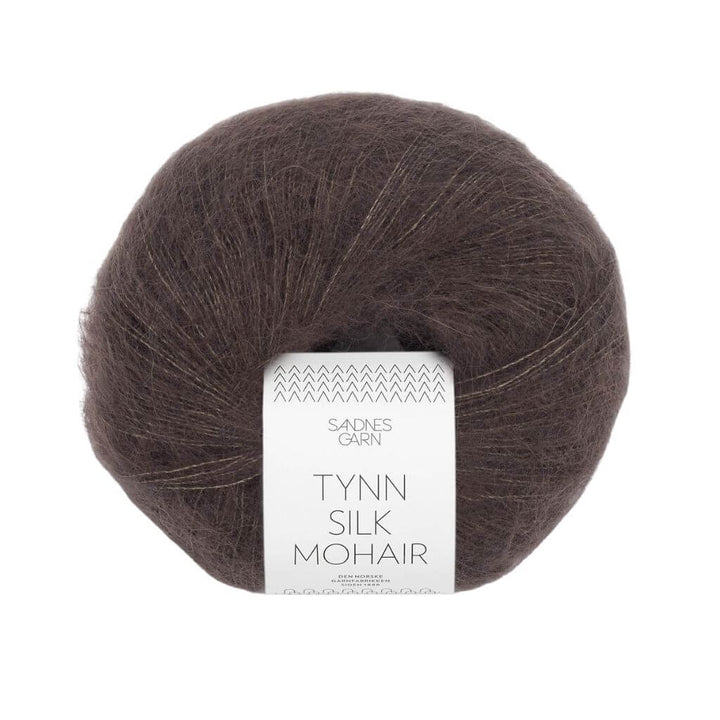 Sandnes Garn Tynn Silk Mohair 25 g 3880 - Mørk Sjokolade Lieblingsgarn