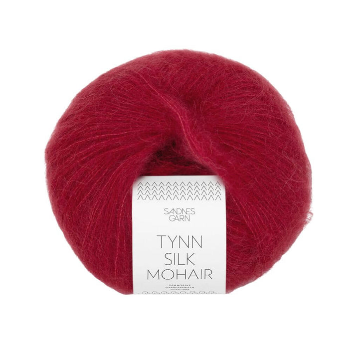 Sandnes Garn Tynn Silk Mohair 25 g 4236 - Dyp Rød Lieblingsgarn
