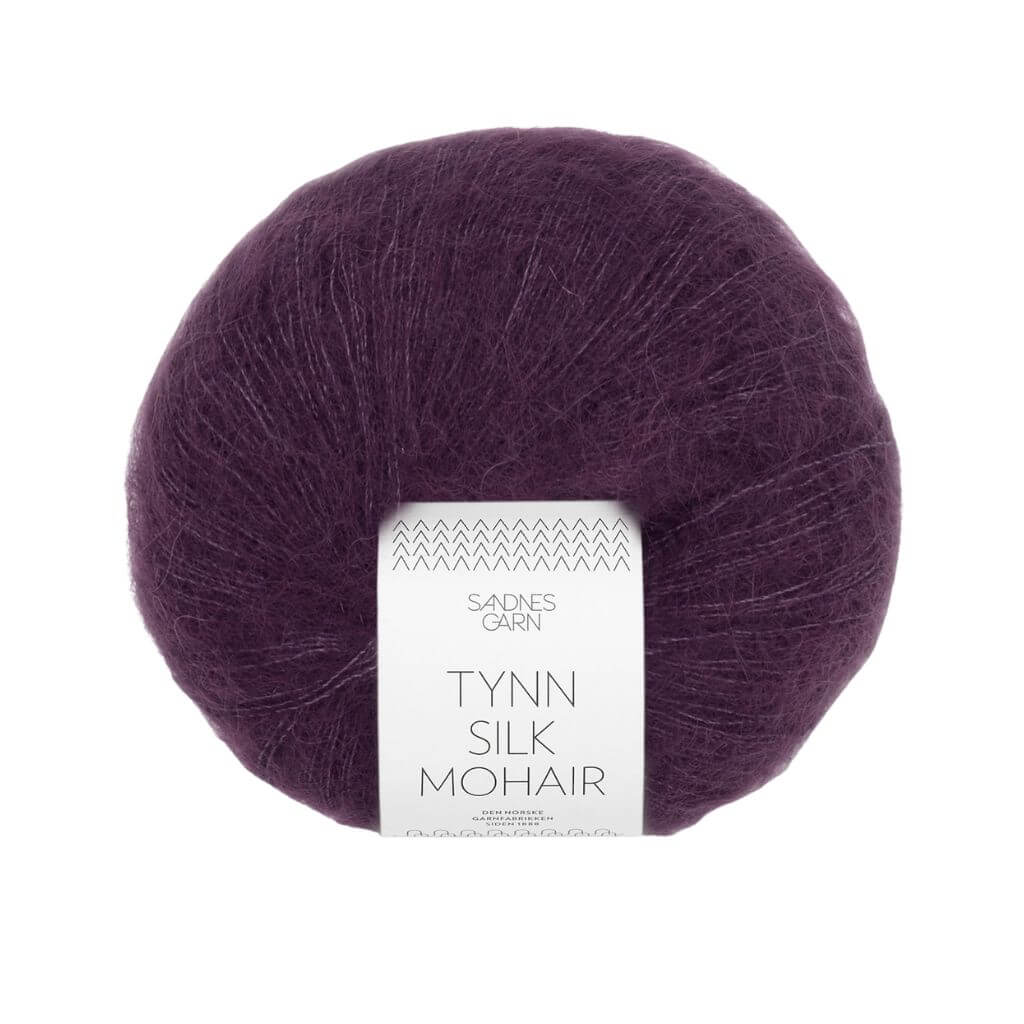 Sandnes Garn Tynn Silk Mohair 25 g 4672 - Bjørnebærsaft Lieblingsgarn