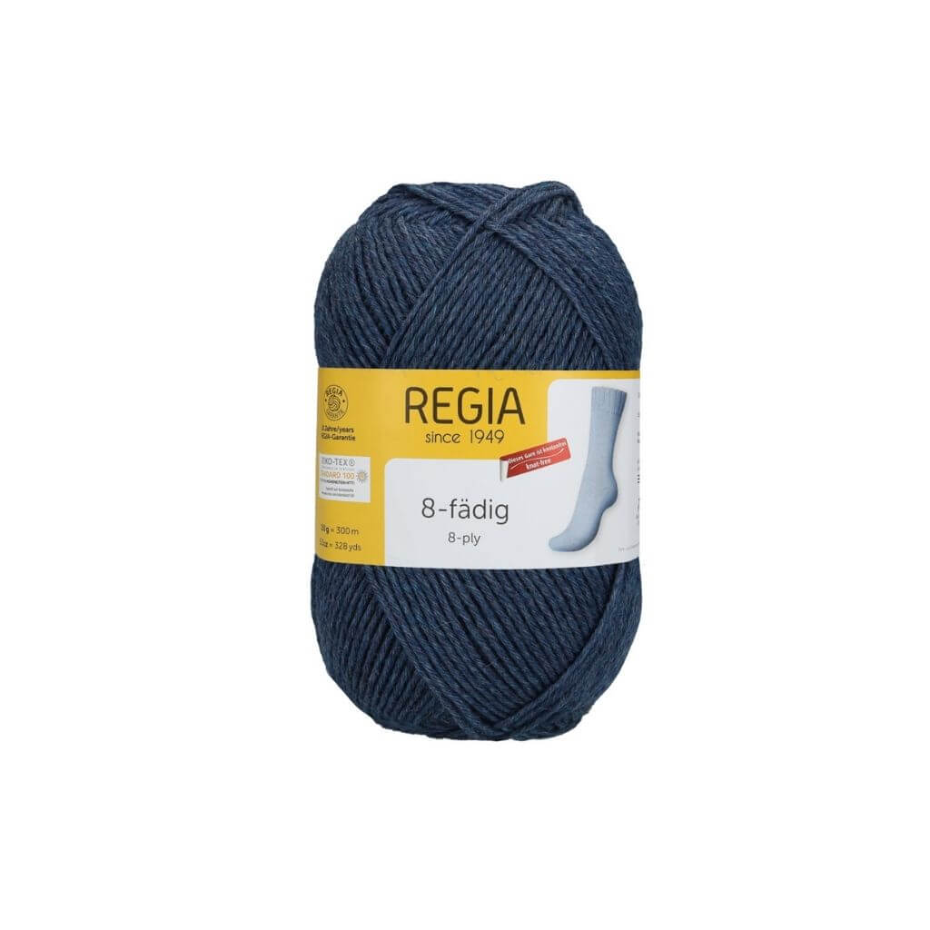 Schachenmayr Regia Uni 8-fach 150g 2137 - Jeans Meliert Lieblingsgarn