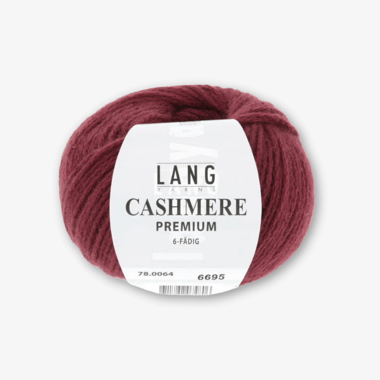 Cashmere Garn Lang Yarns auf grauen Hintergrund