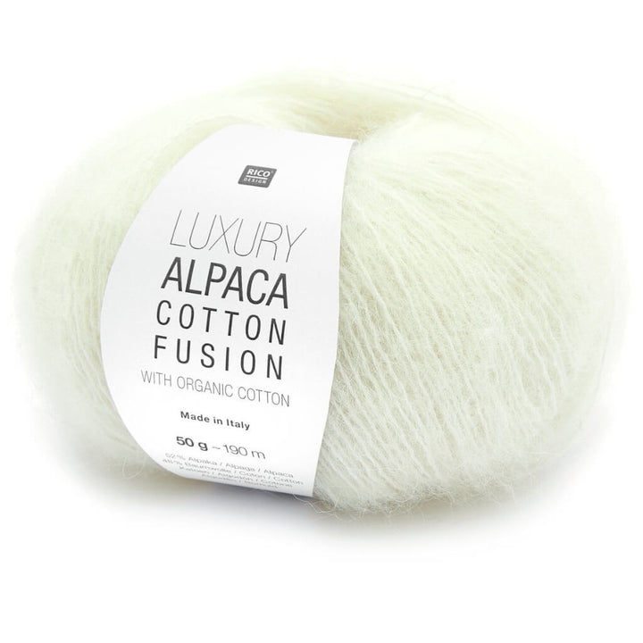 Rico Design 001 - Creme Rico Design Luxury Alpaca Cotton Fusion Lieblingsgarn