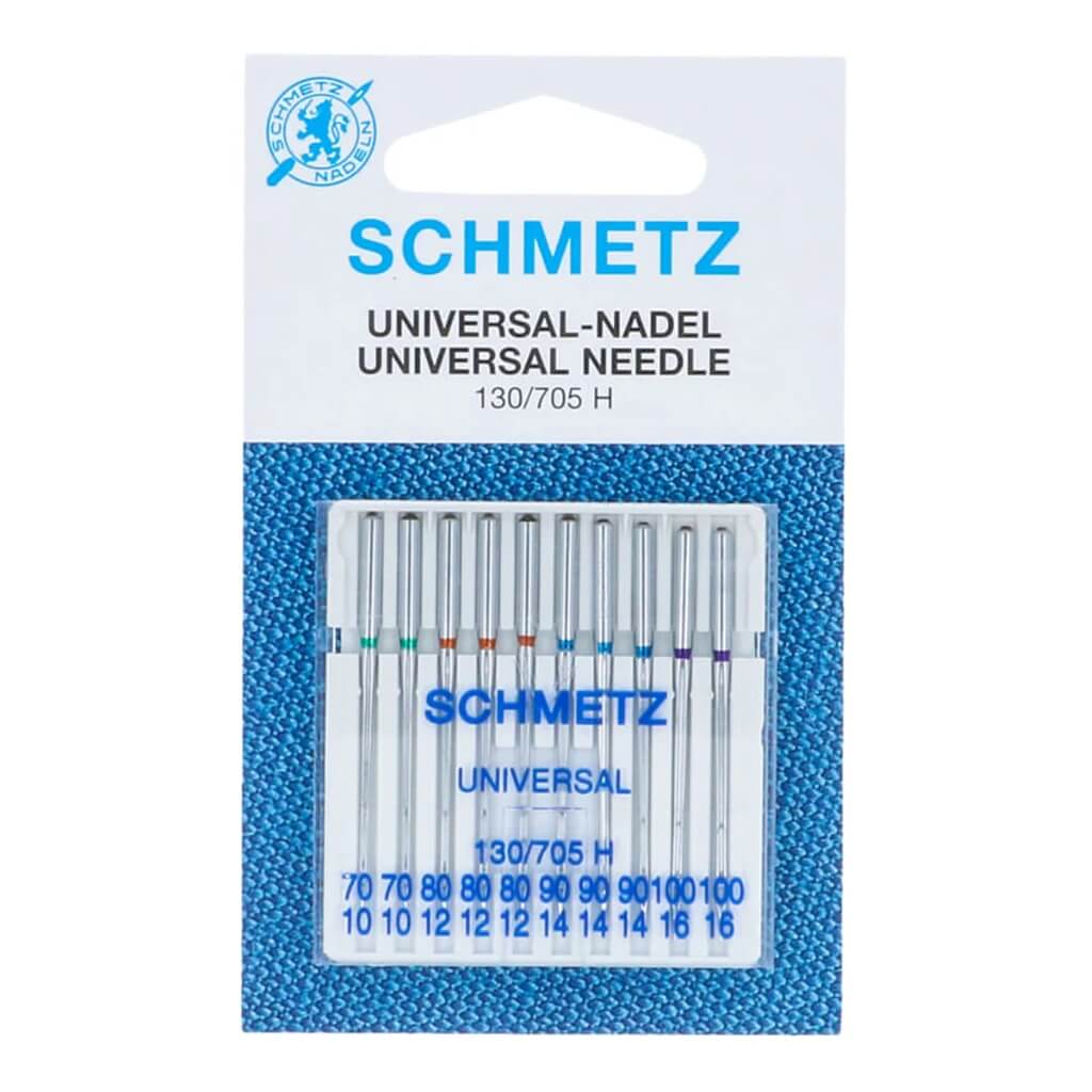 Schmetz Sortiert 70/10-100/16 Schmetz 130/705 H Universal Nadeln - 10-er Set Lieblingsgarn