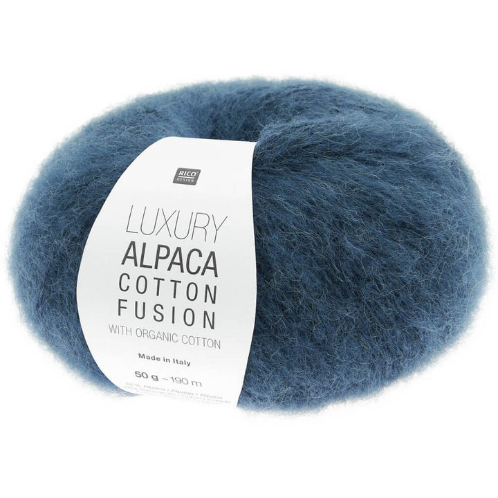 Rico Design 004 - Blau Rico Design Luxury Alpaca Cotton Fusion Lieblingsgarn