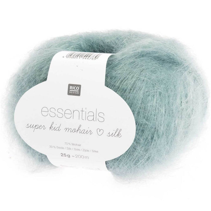 Rico Design Essentials Super Kid Mohair Loves Silk, Farbe 006 Aqua – Mohair und Seide bei Lieblingsgarn