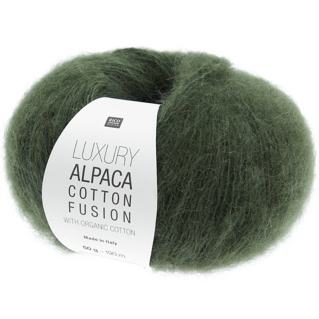 Rico Design 007 - Oliv Rico Design Luxury Alpaca Cotton Fusion Lieblingsgarn
