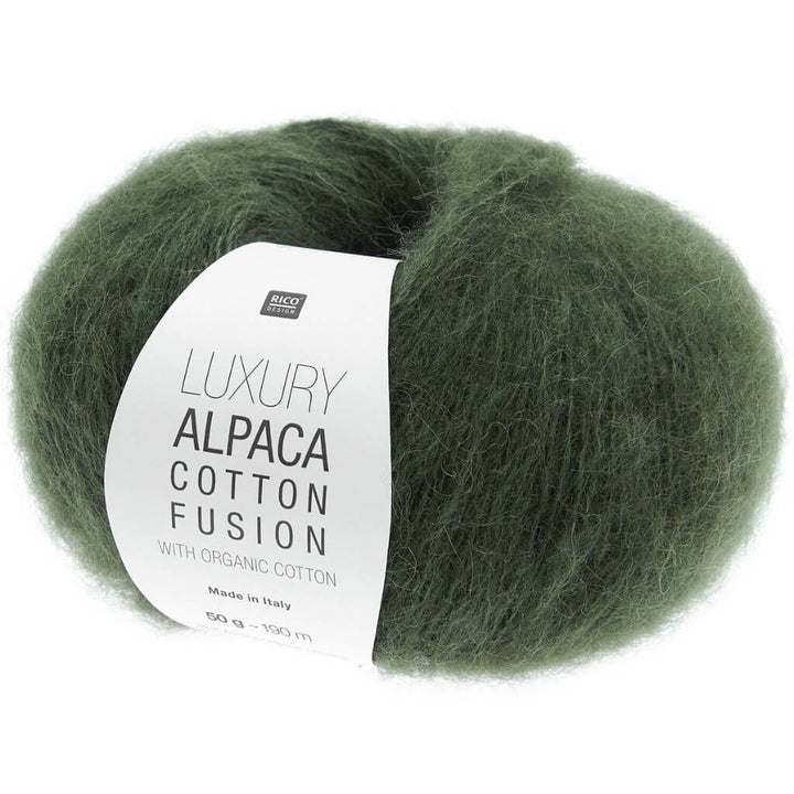 Rico Design 007 - Oliv Rico Design Luxury Alpaca Cotton Fusion Lieblingsgarn