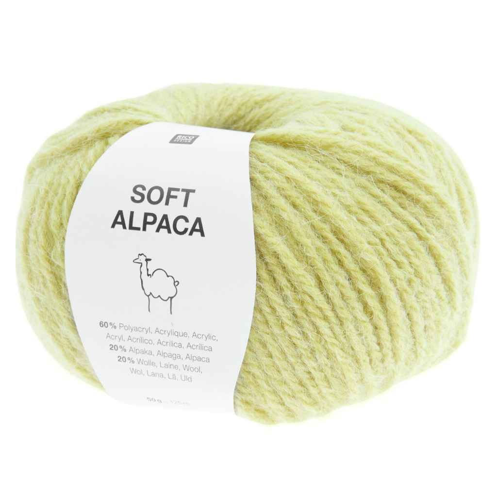 Rico Design 016 - Zitrone Rico Design Soft Alpaca 50g Lieblingsgarn
