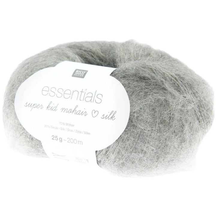 Rico Design Hgrau Melange Rico Design Essentials Super Kid Mohair Loves Silk Lieblingsgarn