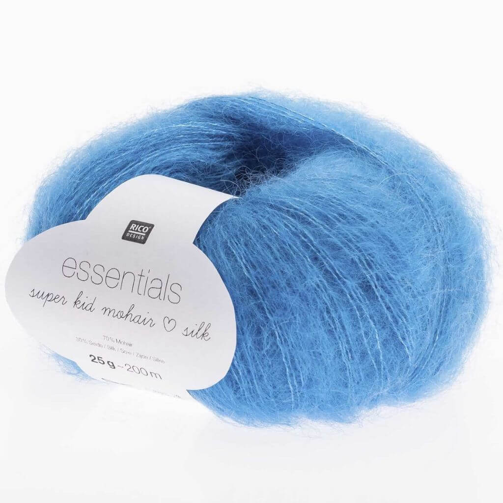 Rico Design Azur Rico Design Essentials Super Kid Mohair Loves Silk Lieblingsgarn