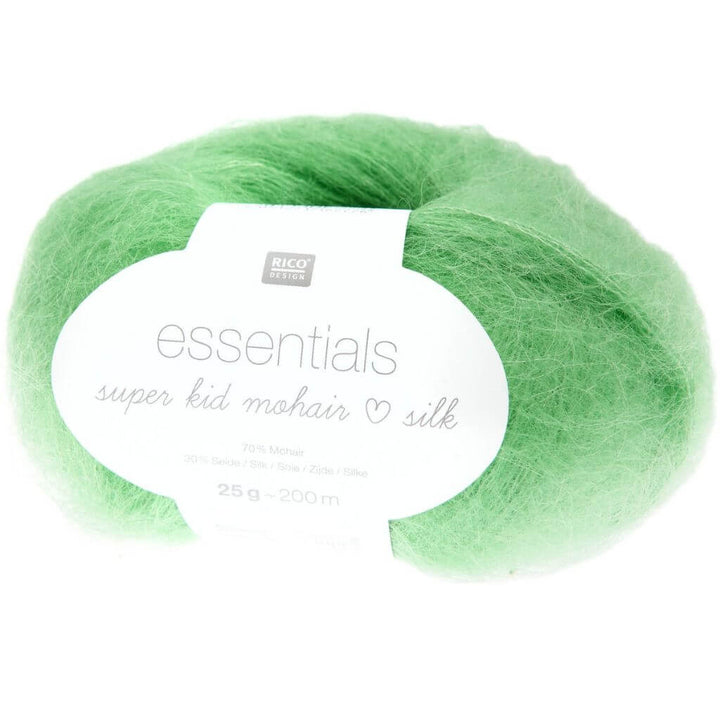 Rico Design Grün Rico Design Essentials Super Kid Mohair Loves Silk Lieblingsgarn