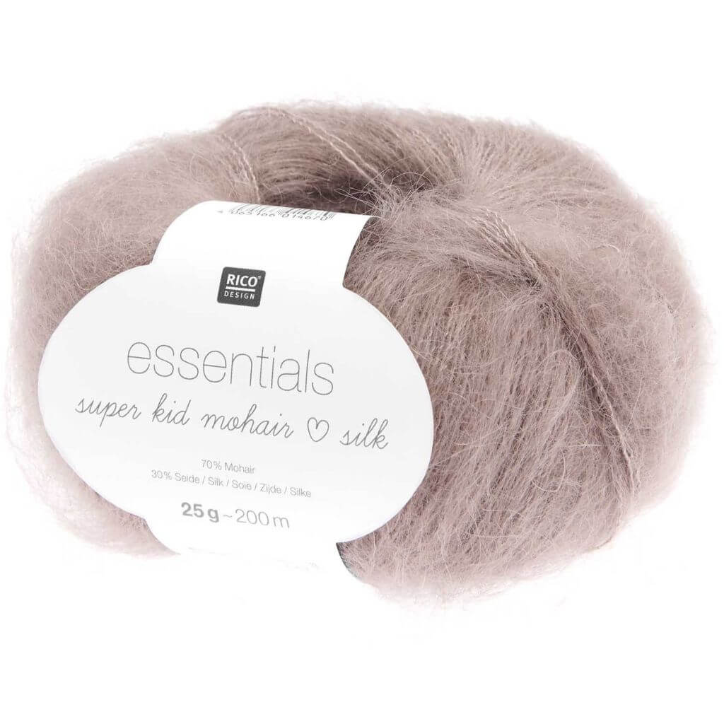 Rico Design 58 - graubraun Rico Design Essentials Super Kid Mohair Loves Silk Lieblingsgarn