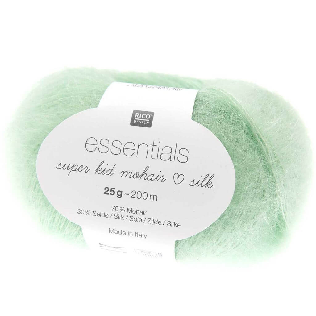 Rico Design 061 - pastellgrün Rico Design Essentials Super Kid Mohair Loves Silk Lieblingsgarn