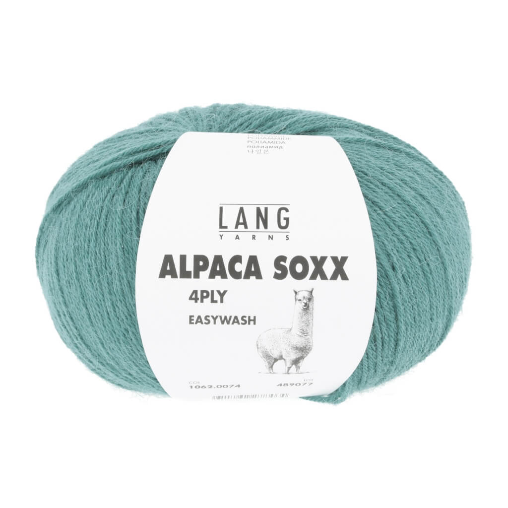 Lang Yarns 1062.0074 - Atlantik Lang Yarns Alpaca Soxx 4-fach - 100g Lieblingsgarn