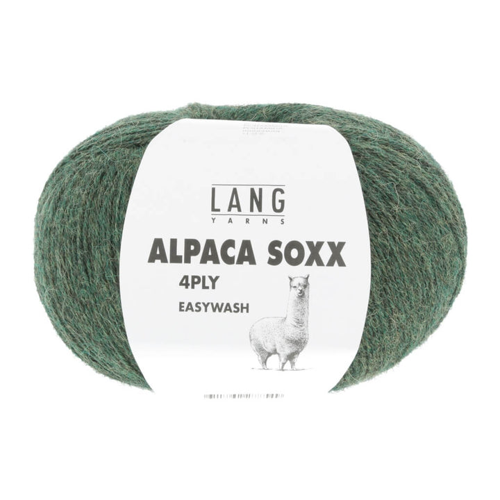 Lang Yarns 1062.0098 - Olive Mélange Lang Yarns Alpaca Soxx 4-fach - 100g Lieblingsgarn