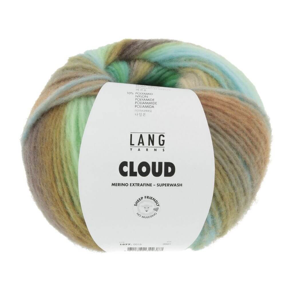 Lang Yarns 016 - grün/türkis/messing Lang Yarns Cloud Lieblingsgarn