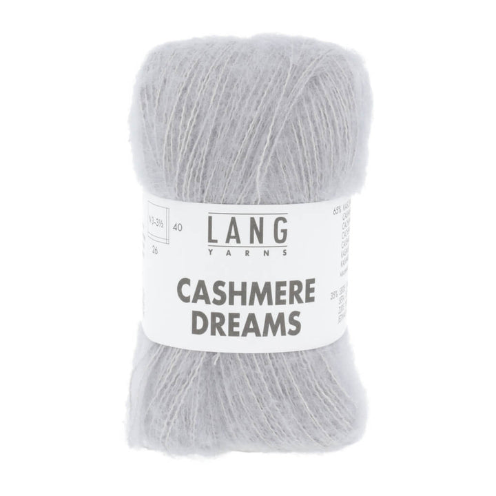 Lang Yarns Hellgrau Mélange Lang Yarns Cashmere Dreams Lieblingsgarn