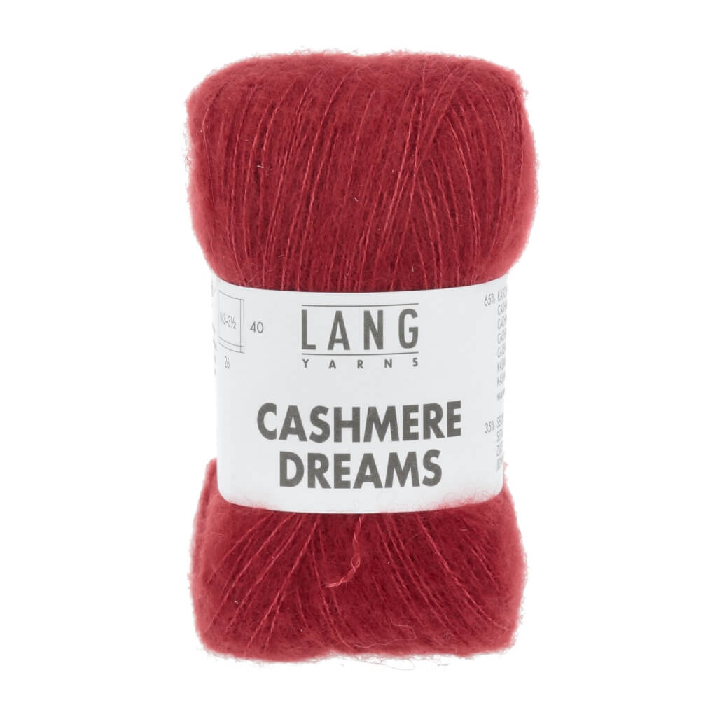 Lang Yarns Rot Lang Yarns Cashmere Dreams Lieblingsgarn