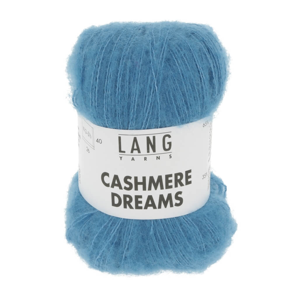 Lang Yarns 121 - azur Lang Yarns Cashmere Dreams Lieblingsgarn