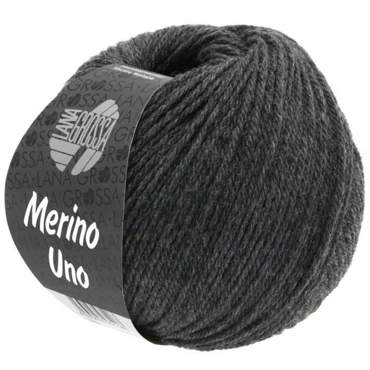 Lana Grossa 11 - Dunkelgrau Lana Grossa Merino Uno 50 g Lieblingsgarn