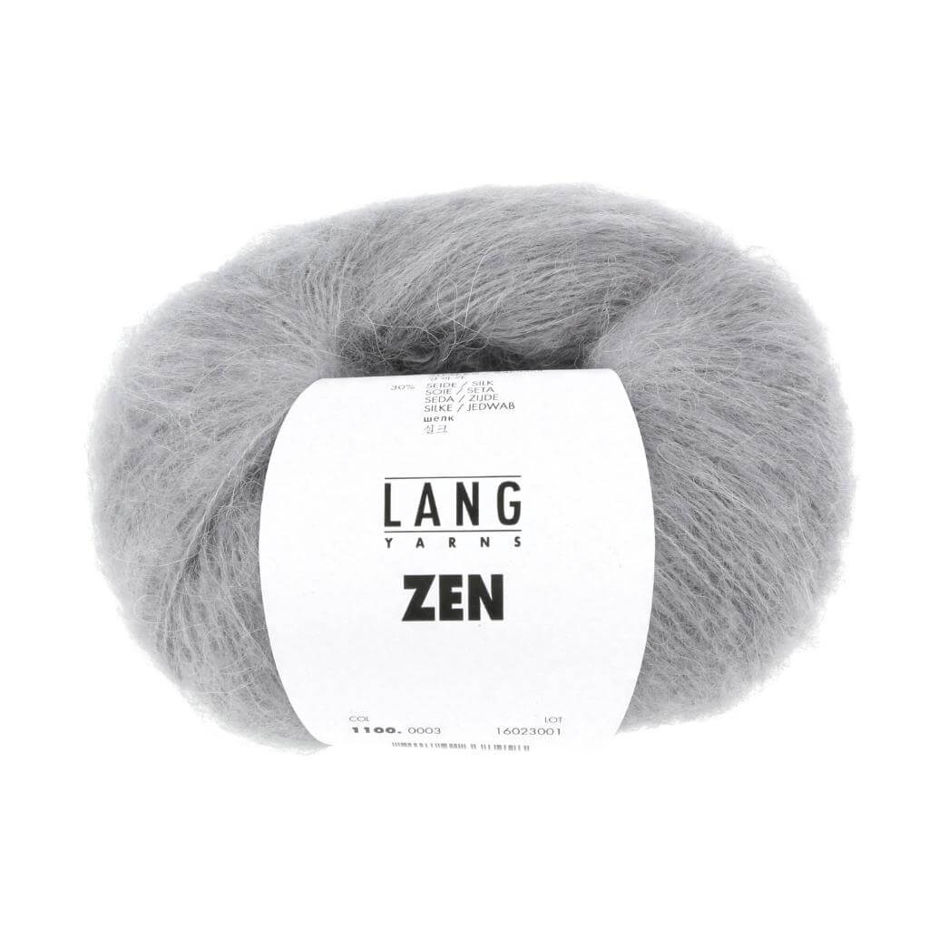 Lang Yarns 003 - Hellgrau Mélange Lang Yarns Zen Lieblingsgarn