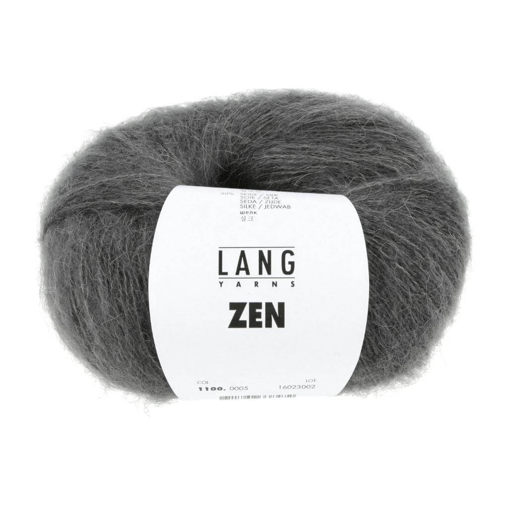 Lang Yarns 005 - Grau Mélange Lang Yarns Zen Lieblingsgarn