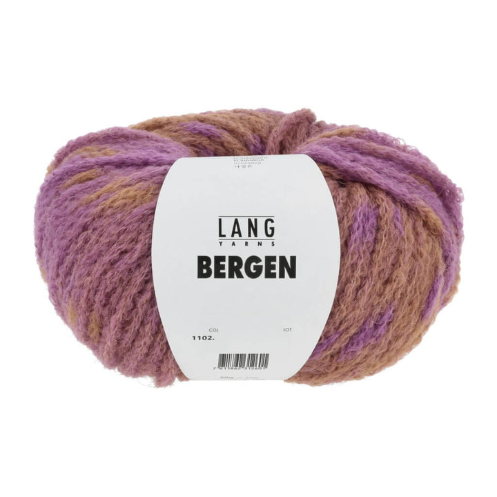 Lang Yarns pink/orange Lang Yarns Bergen inkl. Anleitungsheft Punto 43 Lieblingsgarn