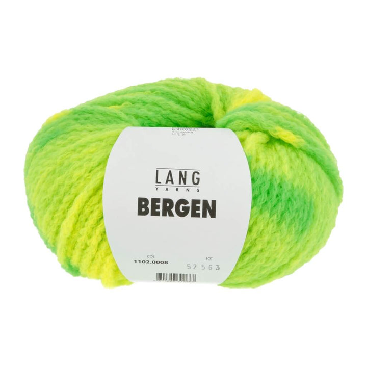 Lang Yarns grün neon/gelb neon Lang Yarns Bergen inkl. Anleitungsheft Punto 43 Lieblingsgarn