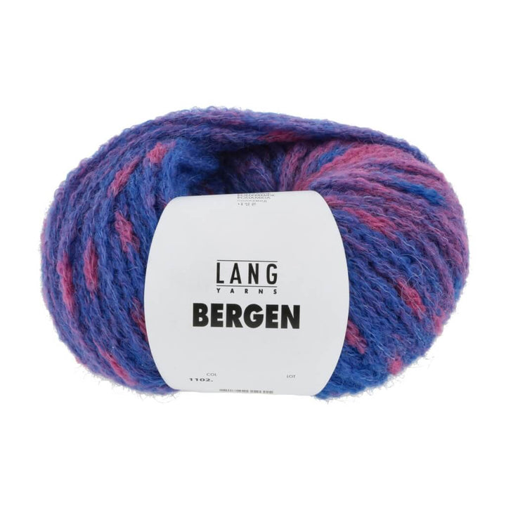 Lang Yarns blau/pink Lang Yarns Bergen inkl. Anleitungsheft Punto 43 Lieblingsgarn