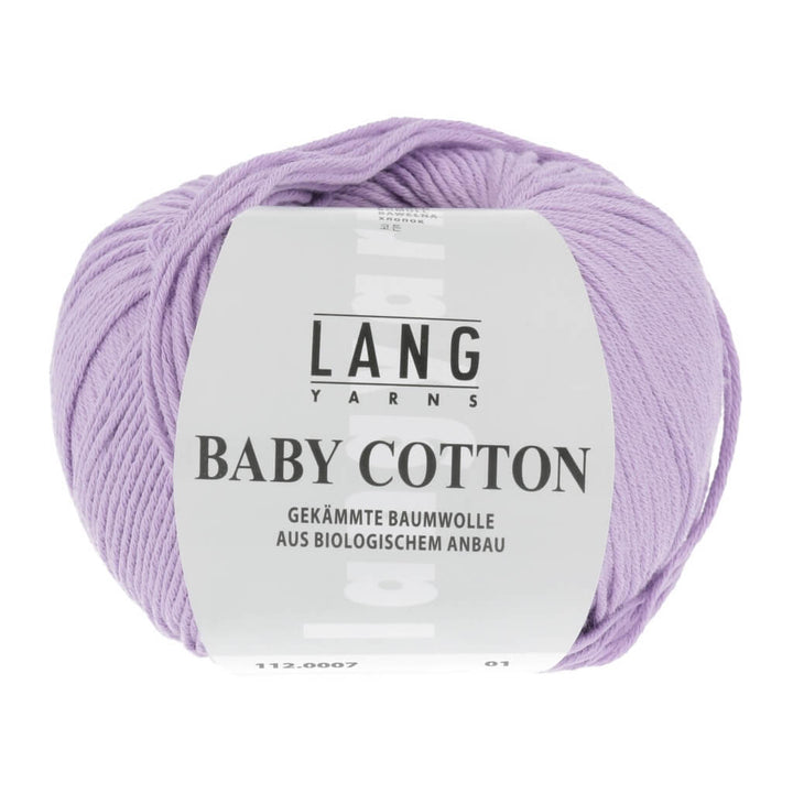 Lang Yarns 112.0007 - Lila Lang Yarns Baby Cotton 50g Lieblingsgarn