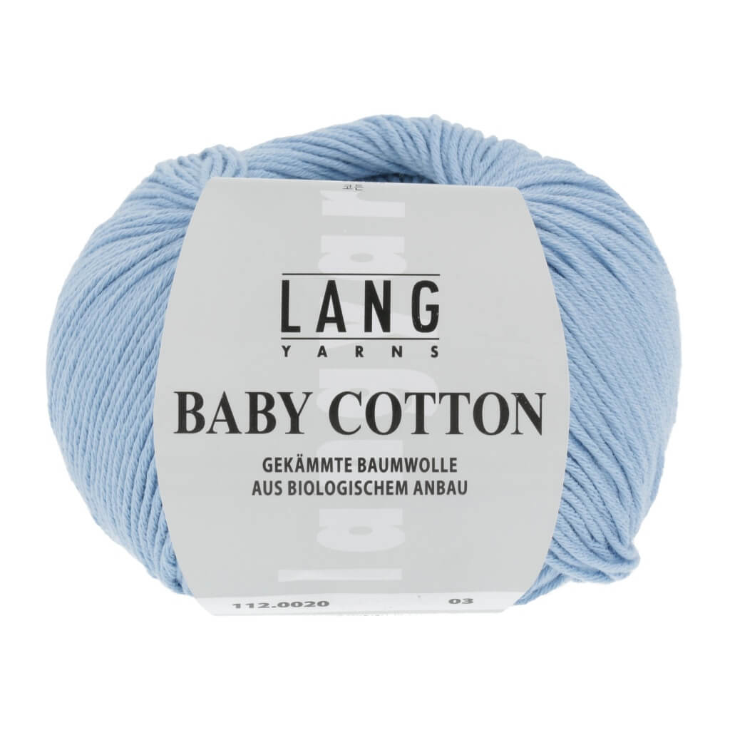 Lang Yarns 112.0020 - Hellblau Lang Yarns Baby Cotton 50g Lieblingsgarn