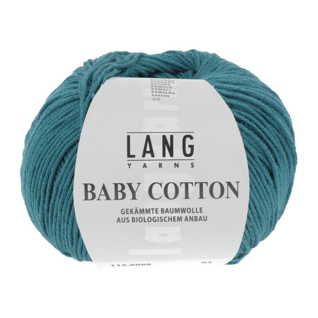 Lang Yarns 112.0088 - Petrol Lang Yarns Baby Cotton 50g Lieblingsgarn