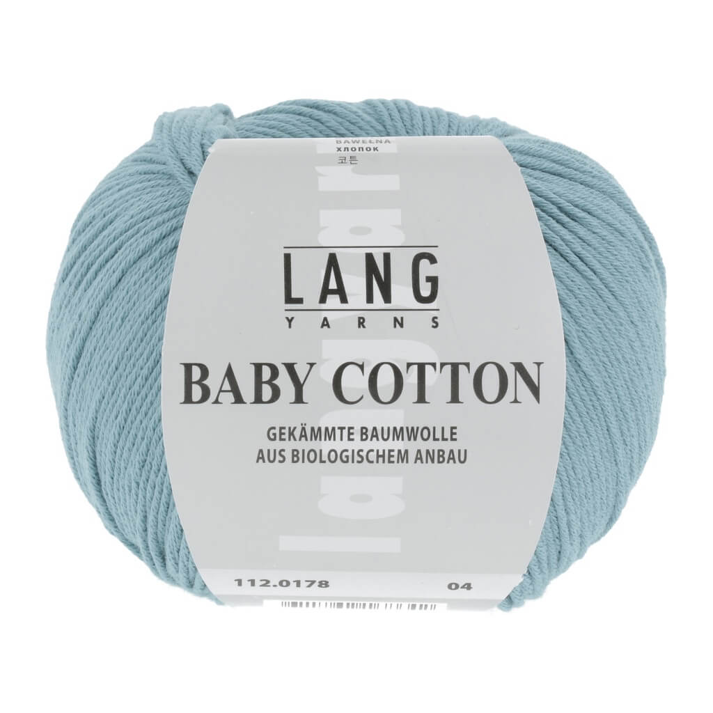 Lang Yarns 112.0178 - Türkis Lang Yarns Baby Cotton 50g Lieblingsgarn