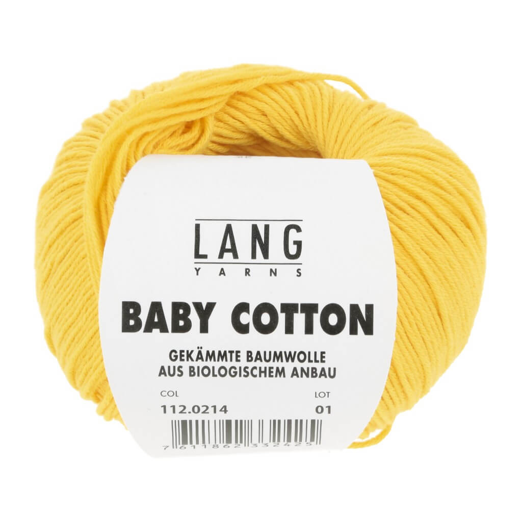 Lang Yarns 214 - Zitronengelb Lang Yarns Baby Cotton 50g Lieblingsgarn