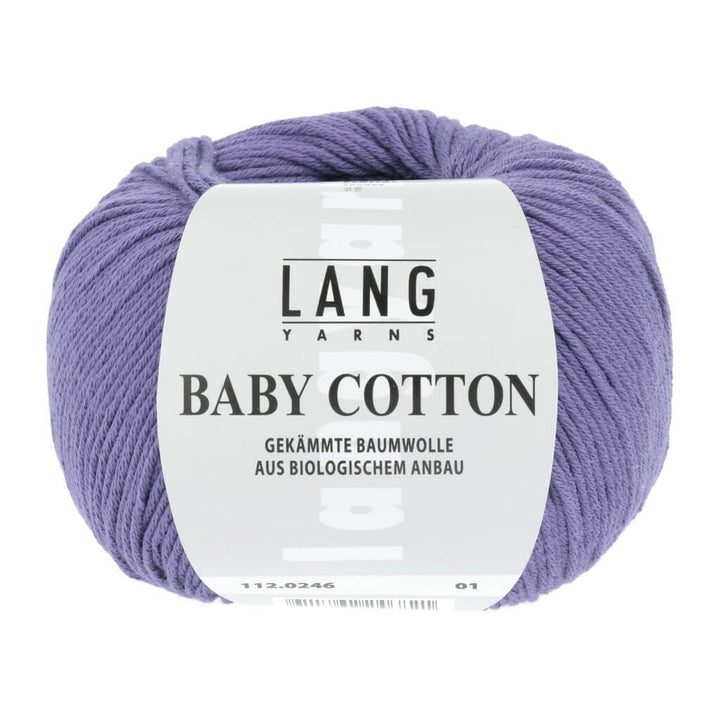 Lang Yarns 112.0246 - Lila Dunkel Lang Yarns Baby Cotton 50g Lieblingsgarn