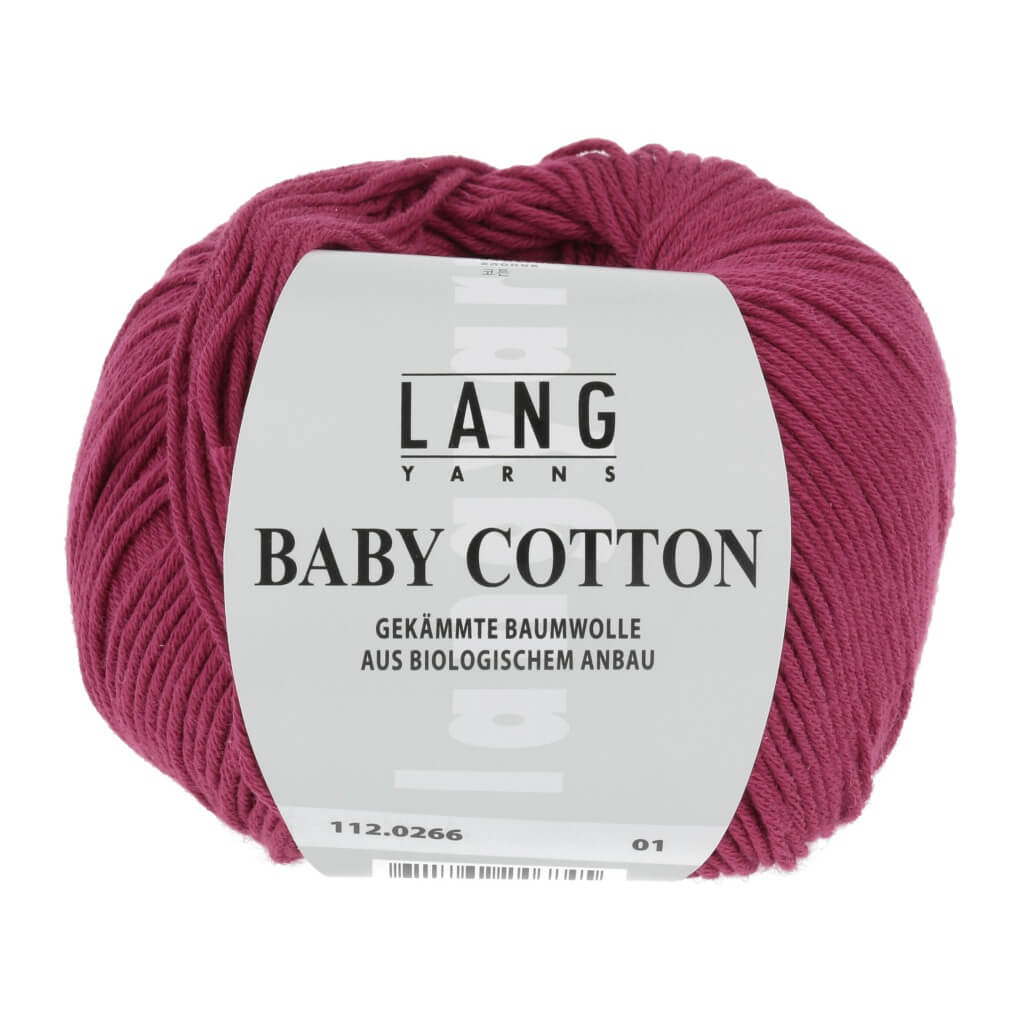 Lang Yarns 112.0266 - Himbeere Lang Yarns Baby Cotton 50g Lieblingsgarn