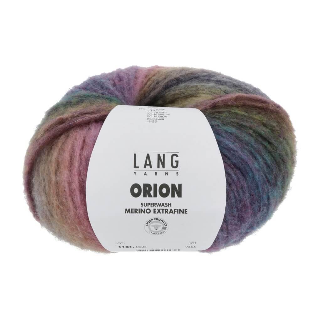 Lang Yarns 005 - Violett/Grün/Petrol Lang Yarns Orion Lieblingsgarn