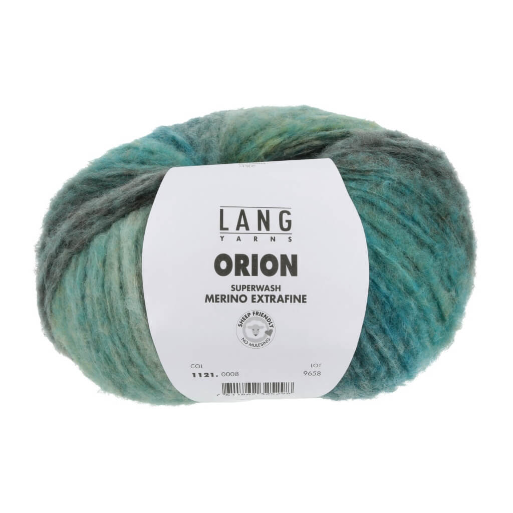 Lang Yarns 008 - Grün/Olive/Blau Lang Yarns Orion Lieblingsgarn