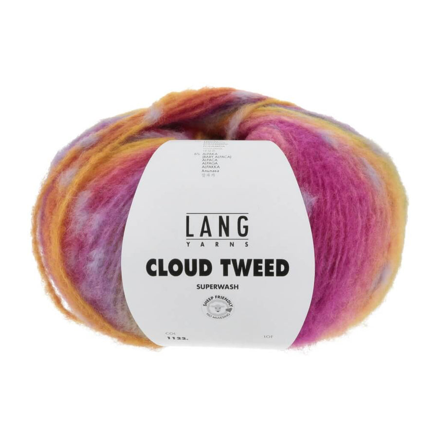 Lang Yarns 001 - Bunt Lang Yarns Cloud Tweed Lieblingsgarn