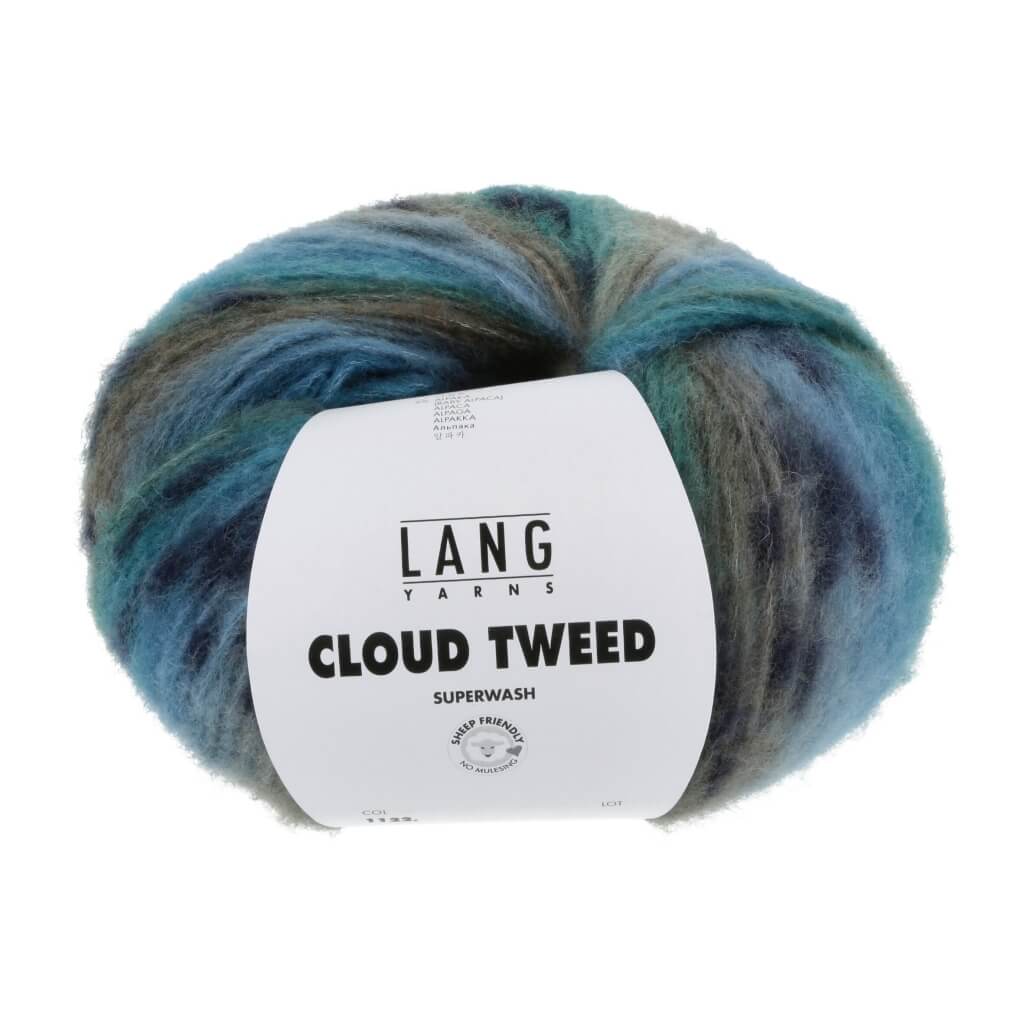 Lang Yarns 007 - Blau/Braun Lang Yarns Cloud Tweed Lieblingsgarn