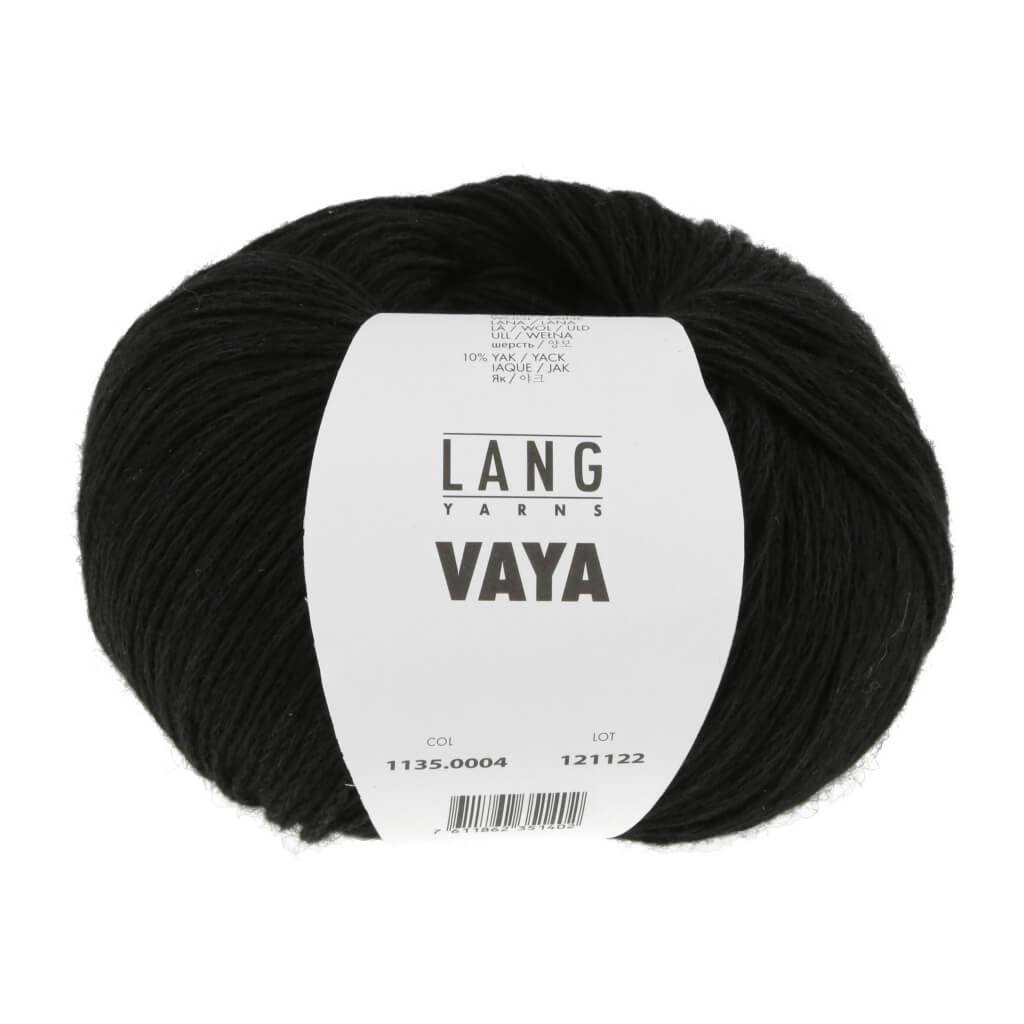 Lang Yarns 004 - Schwarz Lang Yarns Vaya Lieblingsgarn