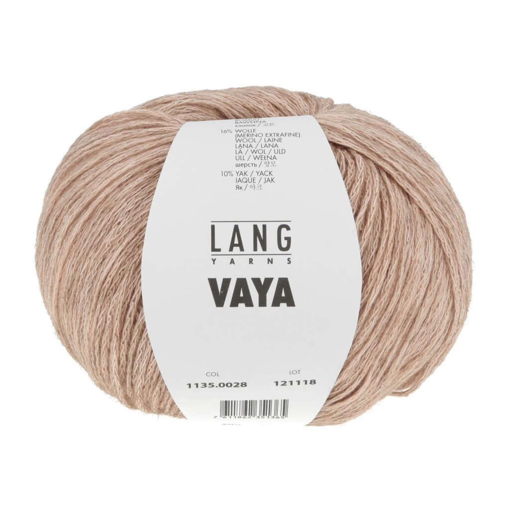 Lang Yarns 028 - Pfirsich Lang Yarns Vaya Lieblingsgarn