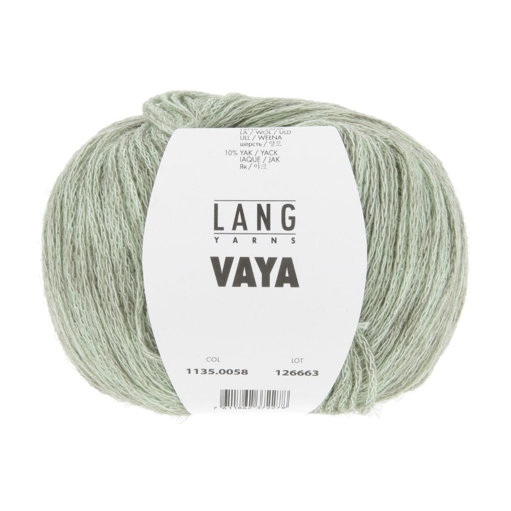 Lang Yarns 058 - Mint Lang Yarns Vaya Lieblingsgarn