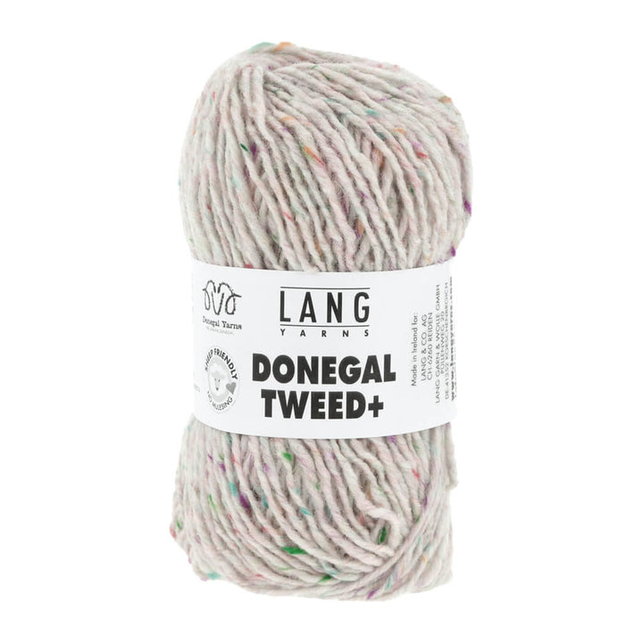Lang Yarns 001 - Weiss Lang Yarns Donegal Tweed+ Lieblingsgarn